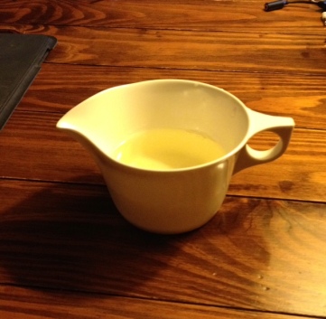 Well, maybe he didn't think of EVERYTHING, but I enjoyed drinking wine from a plastic gravy boat! :)